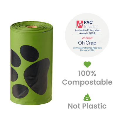 Oh Crap Compostable Dog Poop Bags